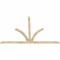 Ekena Millwork Richland Rough Sawn Timber Gable Bracket, Douglas Fir, 108"W x 72"H x 2"D x 4"F, 16/12 Pitch GBW108X72X0204RIC00RDF - alternate 4